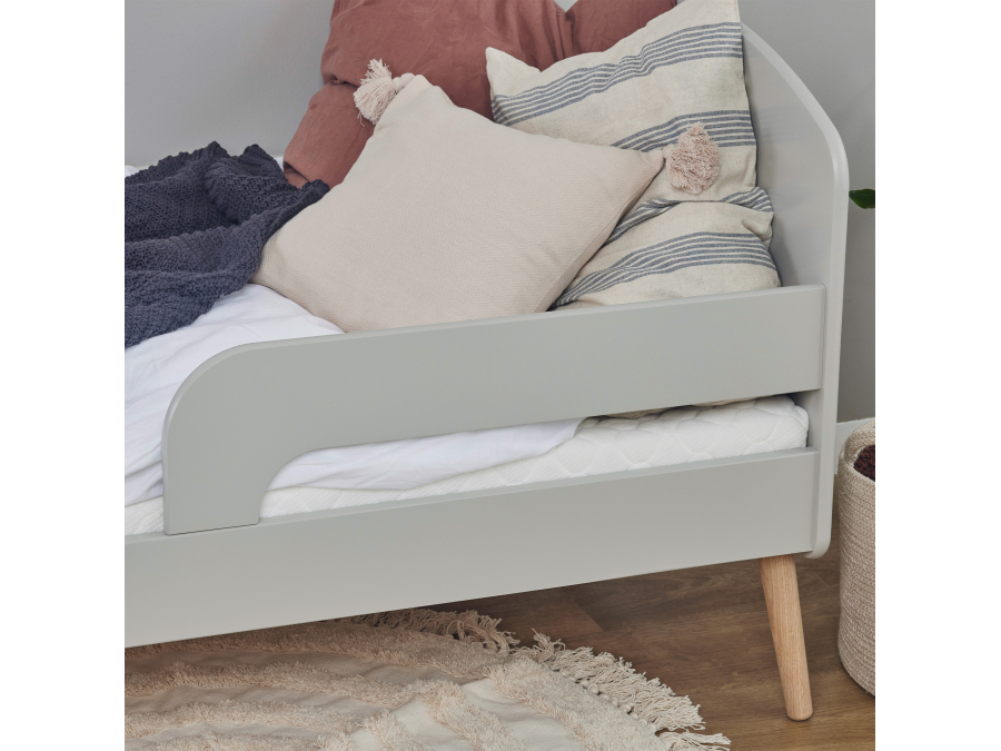 Hoppekids Blend peuterbed met uitvalbeschermers 70x160 - Dove grey - Afbeelding 4