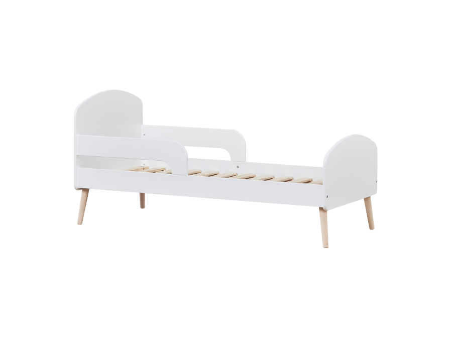 Hoppekids Blend peuterbed met uitvalbeschermers 70x160 - Wit