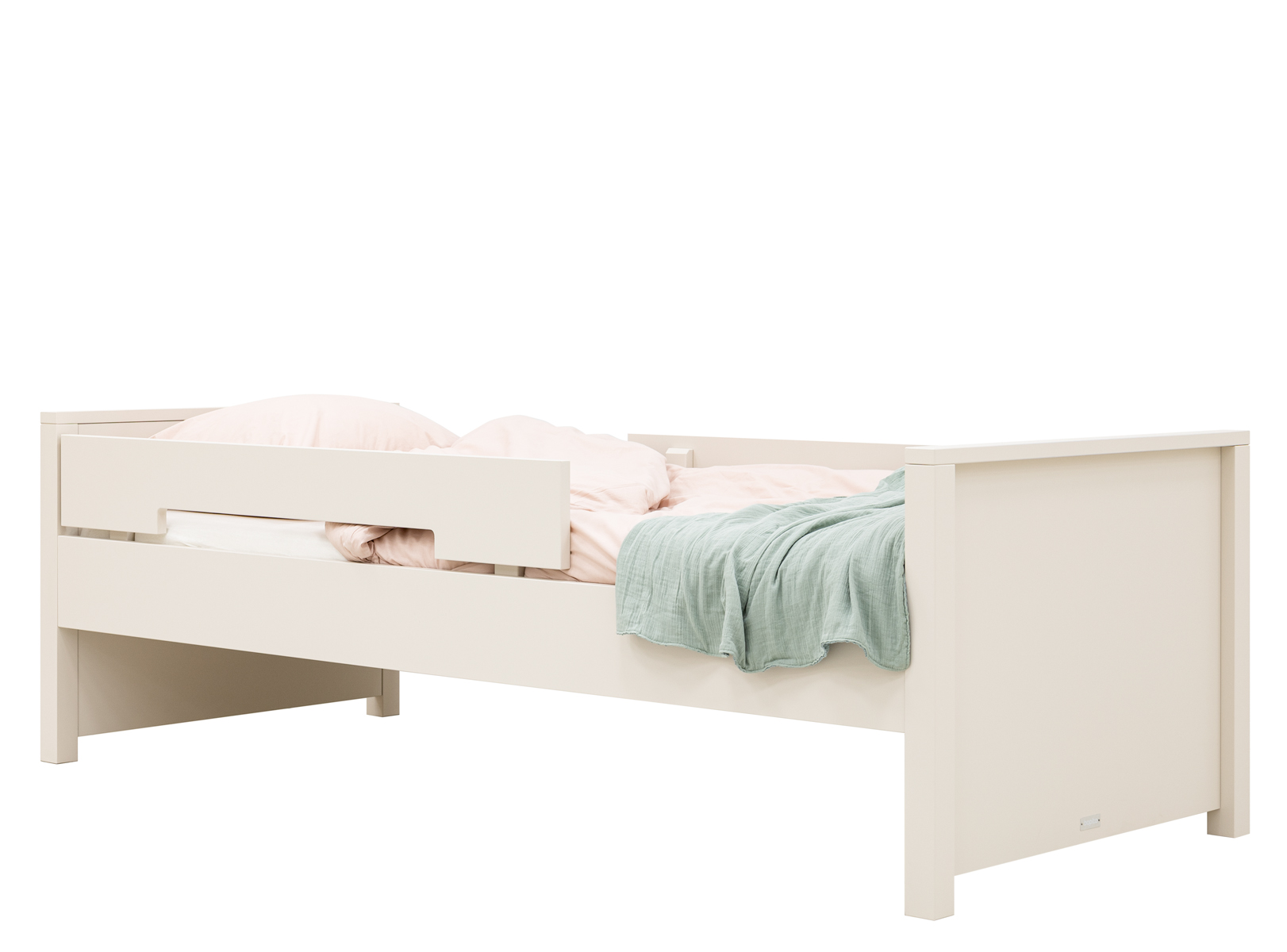 Bopita Jonne bed 90x200 incl. 2 uitvalbeschermers Dune