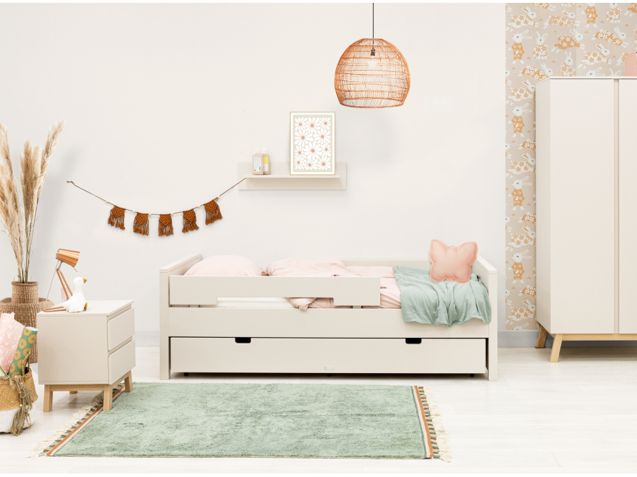 Bopita Jonne bed 90x200 incl. 2 uitvalbeschermers Dune - Afbeelding 10