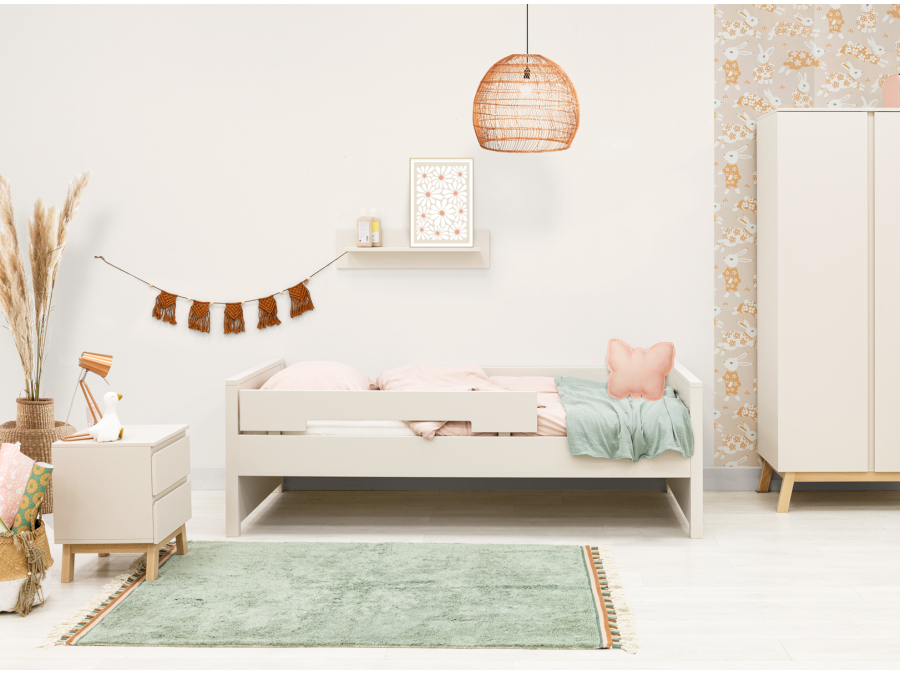 Bopita Jonne bed 90x200 incl. 2 uitvalbeschermers Dune - Afbeelding 9