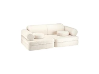 WigiWama Settee - Teddy cream white