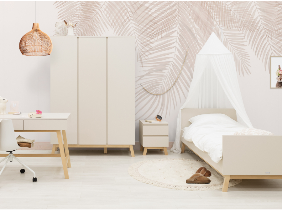 Bopita Saba bed 90x200 Dune / Naturel - Afbeelding 7