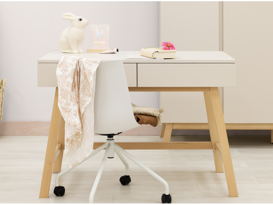 Bopita Saba bureau Dune / Naturel - Afbeelding 6