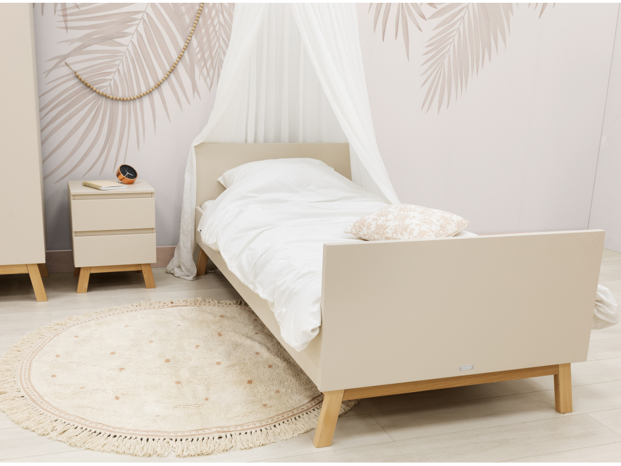 Bopita Saba bed 90x200 Dune / Naturel - Afbeelding 6