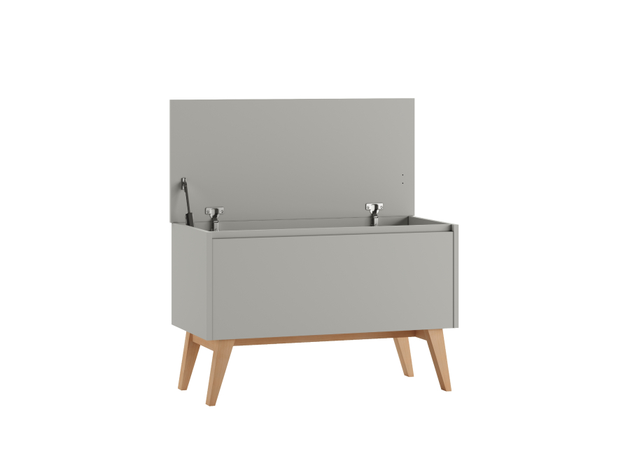 Pinio Swing speelgoedkist - grijs - Afbeelding 4