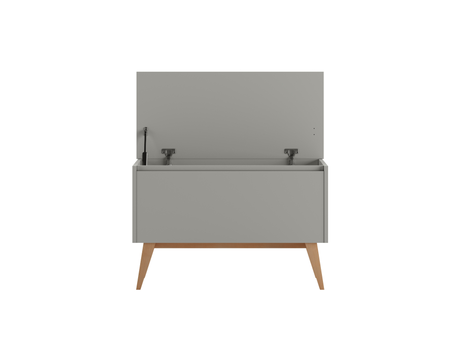 Pinio Swing speelgoedkist - grijs - Afbeelding 2