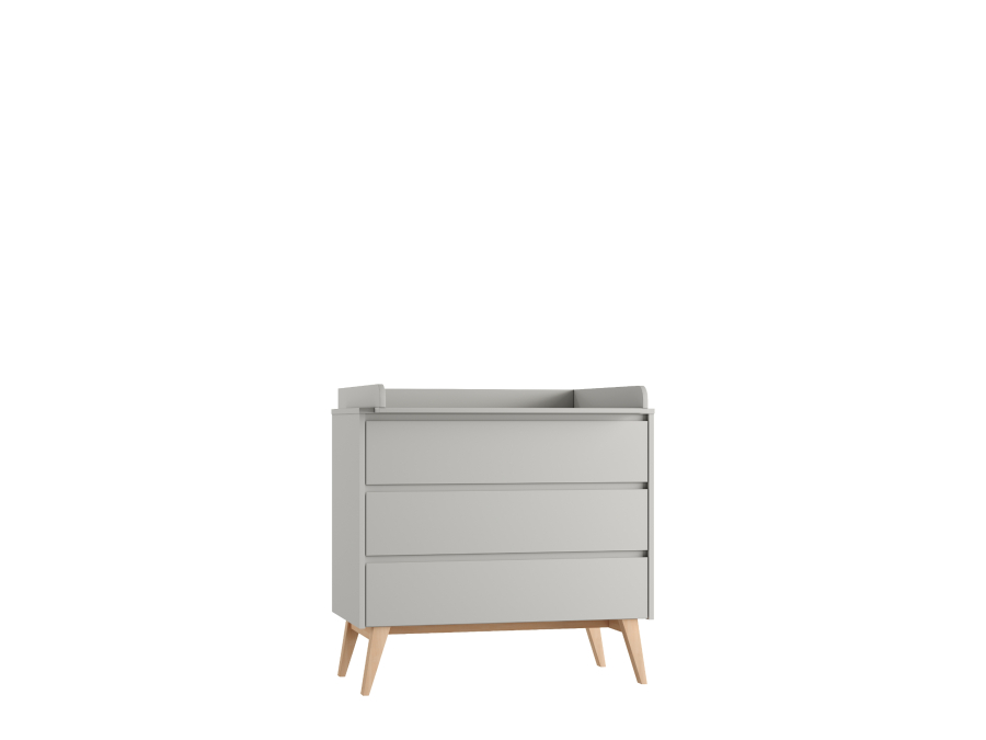 Pinio Swing commode 3 laden - grijs - Afbeelding 3