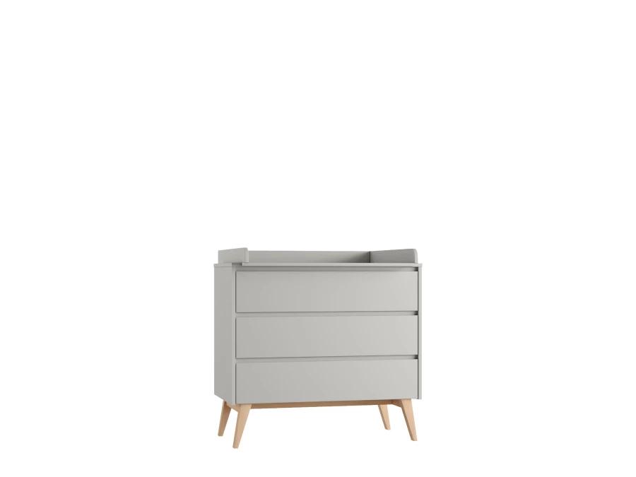 Pinio Swing commode 3 laden - grijs - Afbeelding 3