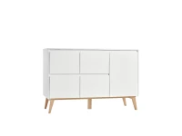 Pinio Swing commode 4 laden + 1 deur - wit