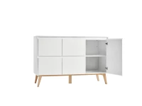 Pinio Swing commode 4 laden + 1 deur - wit - Afbeelding 3