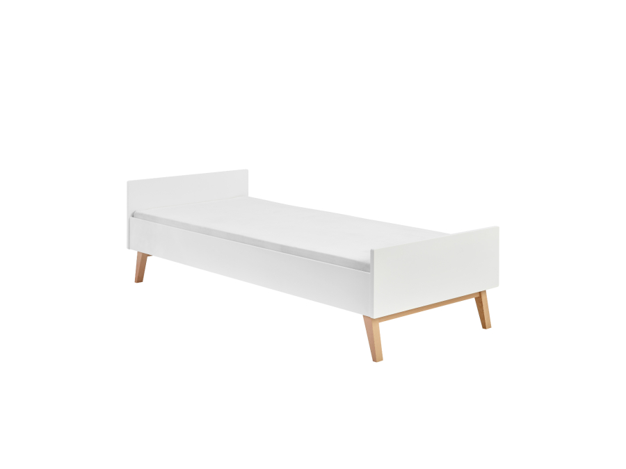 Pinio Swing eenpersoonsbed 90x200 - wit