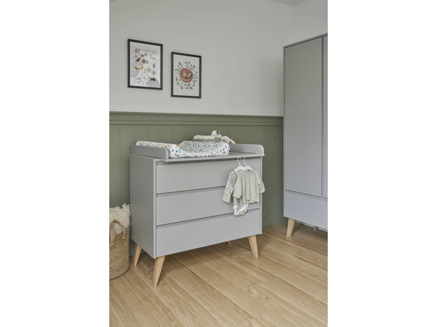 Pinio Swing commode 3 laden - grijs - Afbeelding 5