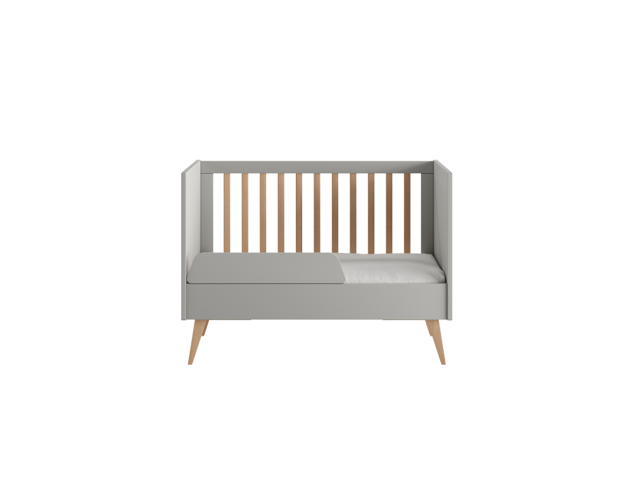 Pinio Swing ombouwbaar ledikant 60x120 - grijs - Afbeelding 5