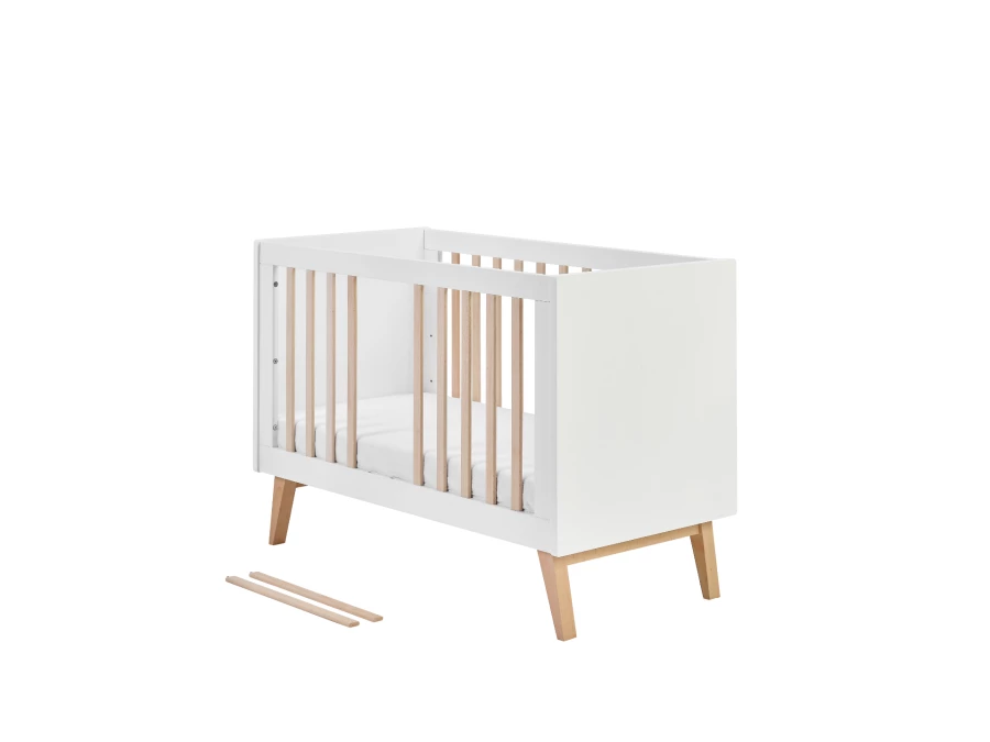Pinio Swing ombouwbaar ledikant 60x120 - wit - Afbeelding 3