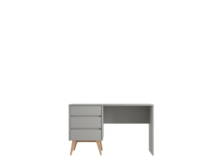 Pinio Swing bureau met 3 laden - grijs - Afbeelding 2