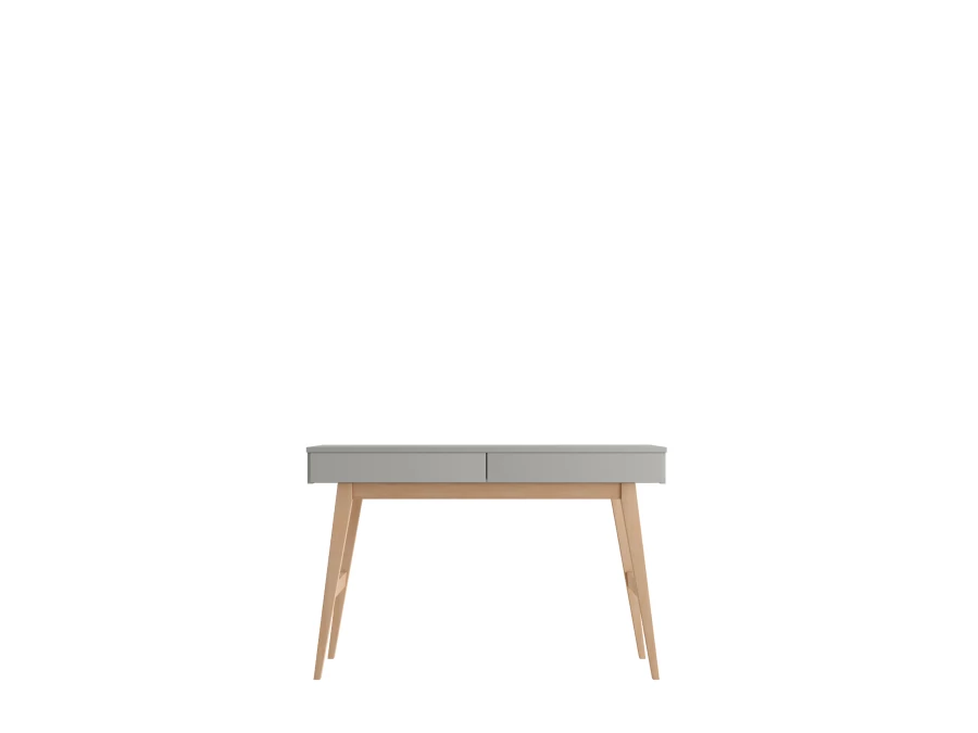 Pinio Swing hoog bureau met 2 laden - grijs - Afbeelding 2