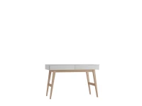 Pinio Swing hoog bureau met 2 laden - wit