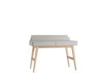 Pinio Swing hoog bureau met 2 laden - grijs - Afbeelding 4