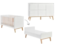 Pinio Swing 2-delige meegroeikamer large - wit