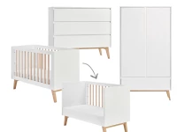Pinio Swing 3-delige babykamer - wit