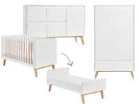 Pinio Swing 3-delige meegroeikamer large - wit