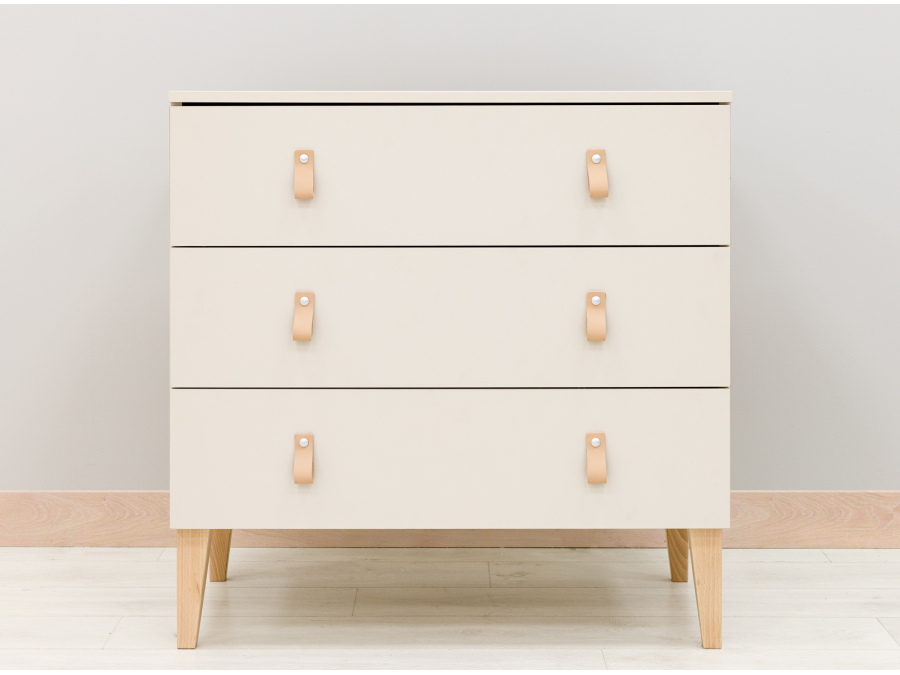 Bopita Amira commode met 3 laden Dune / Naturel - Afbeelding 4
