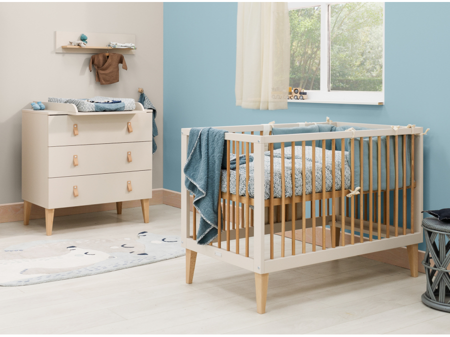 Bopita Amira 3-delige babykamer Dune / Naturel - Afbeelding 12