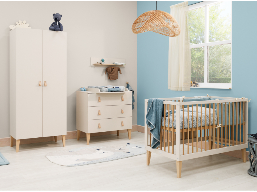 Bopita Amira 3-delige babykamer Dune / Naturel - Afbeelding 13