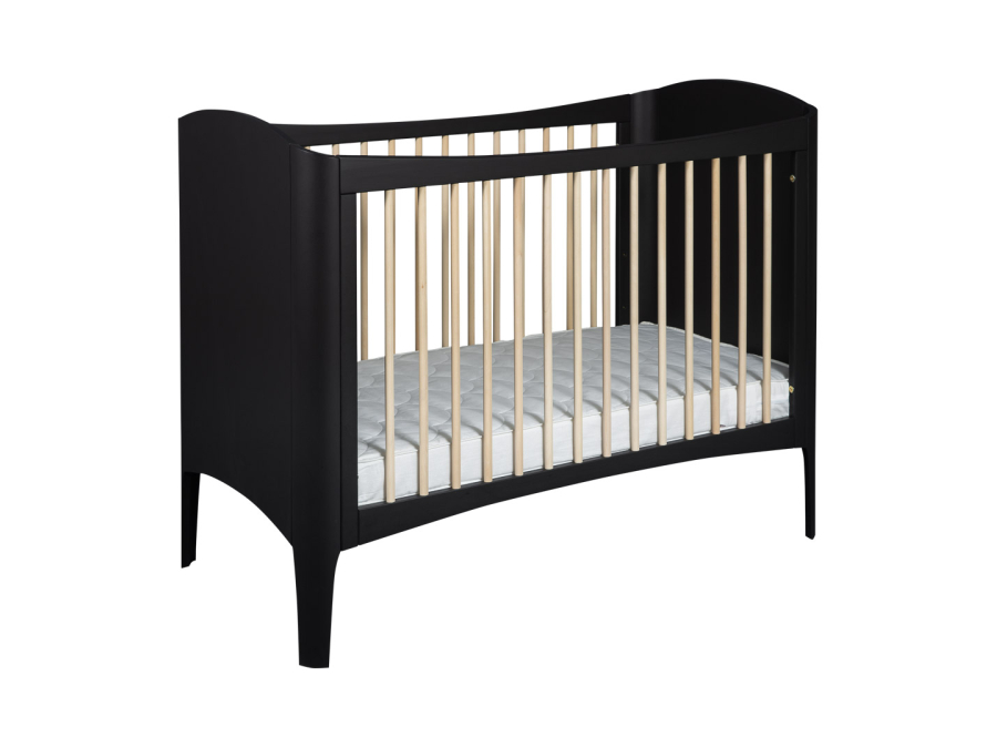 Troll Nursery ledikant 60x120 Wave - Black - Afbeelding 5