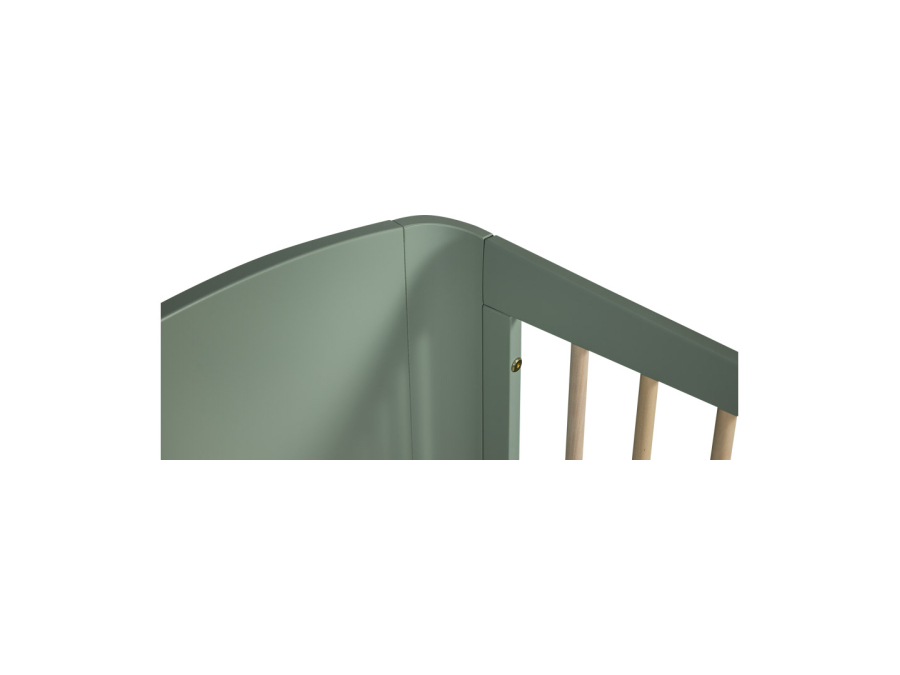 Troll Nursery ledikant 60x120 Wave - Light Green - Afbeelding 5