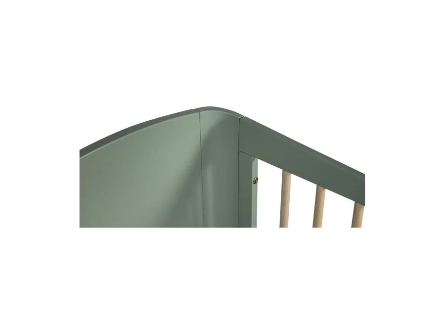 Troll Nursery ledikant 60x120 Wave - Light Green - Afbeelding 5