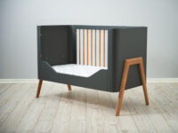 Troll Nursery ledikant 60x120 Torsten - seal grey / teak - Afbeelding 5