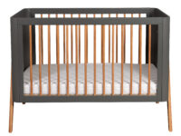 Troll Nursery ledikant 60x120 Torsten - seal grey / teak - Afbeelding 2
