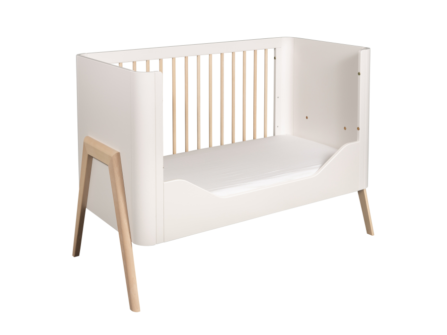 Troll Nursery ledikant 60x120 Torsten - wit / naturel - Afbeelding 5