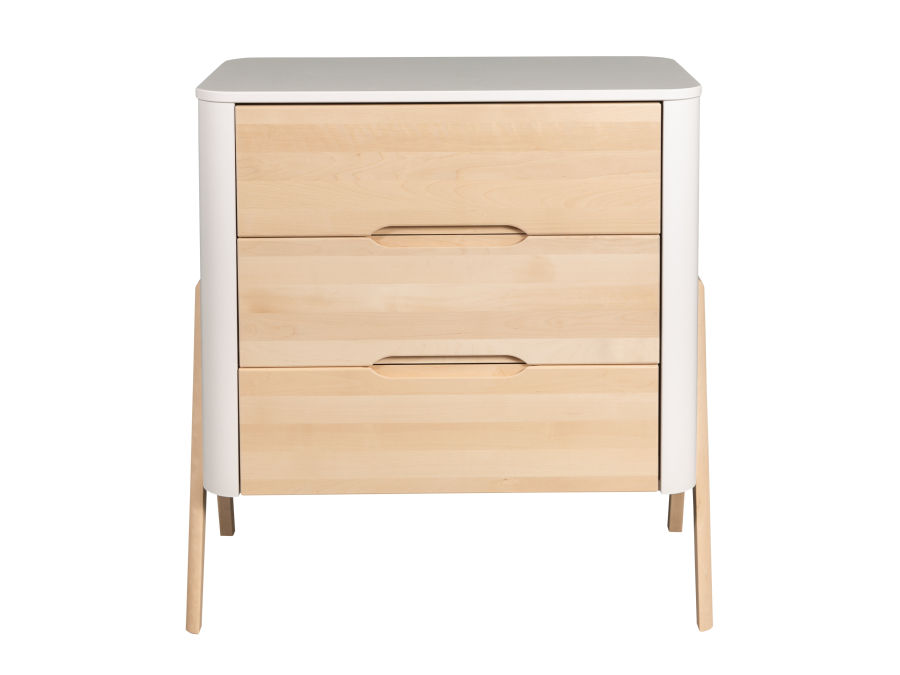 Troll Nursery commode Torsten - wit / naturel
