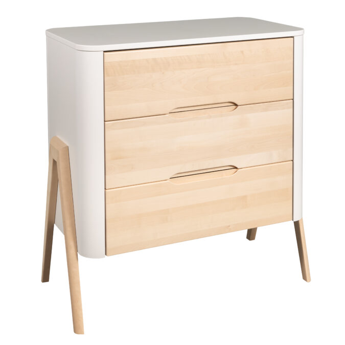 Troll Nursery commode Torsten - wit / naturel - Afbeelding 2