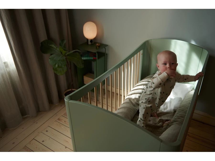 Troll Nursery ledikant 60x120 Wave - Light Green - Afbeelding 8