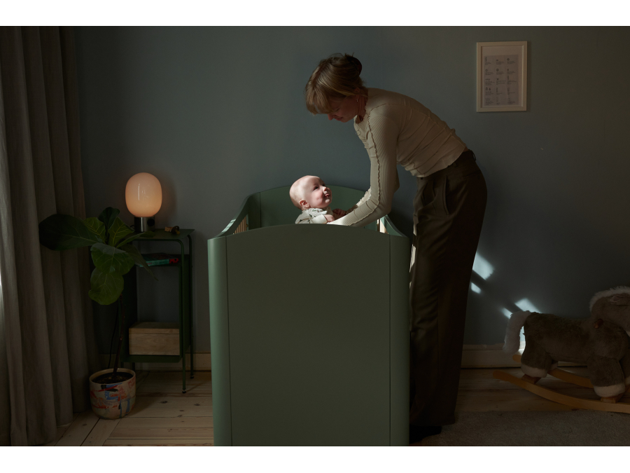 Troll Nursery ledikant 60x120 Wave - Black - Afbeelding 8