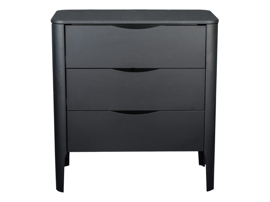 Troll Nursery commode Wave - Black - Afbeelding 2