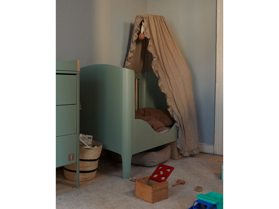 Troll Nursery ledikant 60x120 Wave - Black - Afbeelding 14