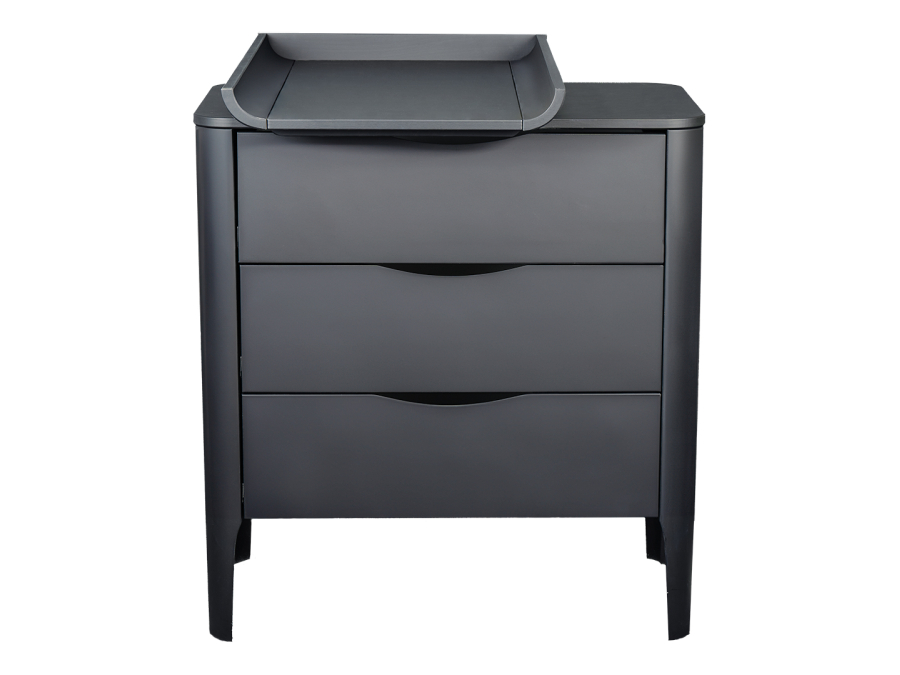 Troll Nursery commode Wave - Black - Afbeelding 4
