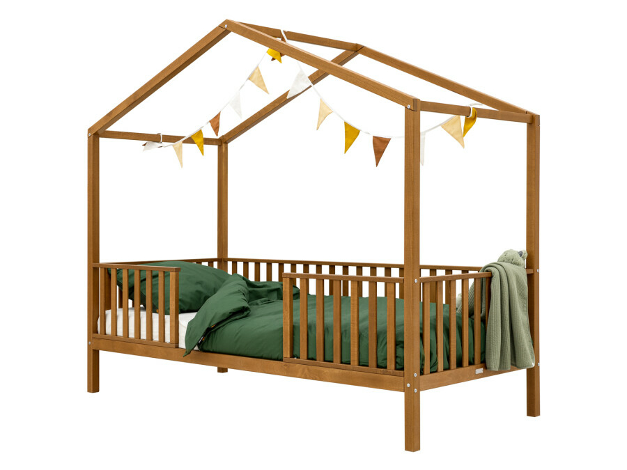 Bopita Robin huisbed op poten 90x200 Rose Wood
