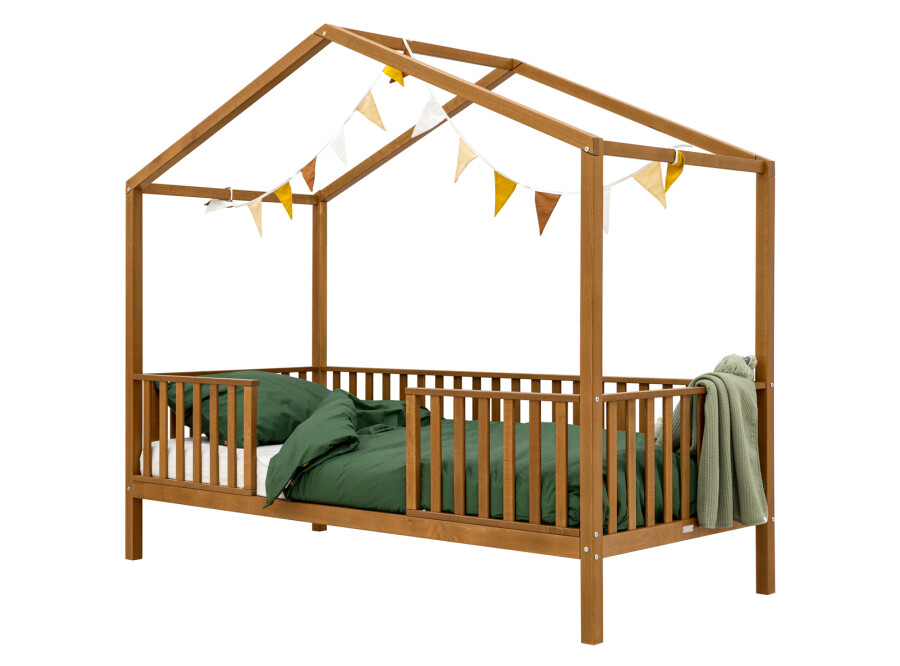 Bopita Robin huisbed op poten 90x200 Rose Wood