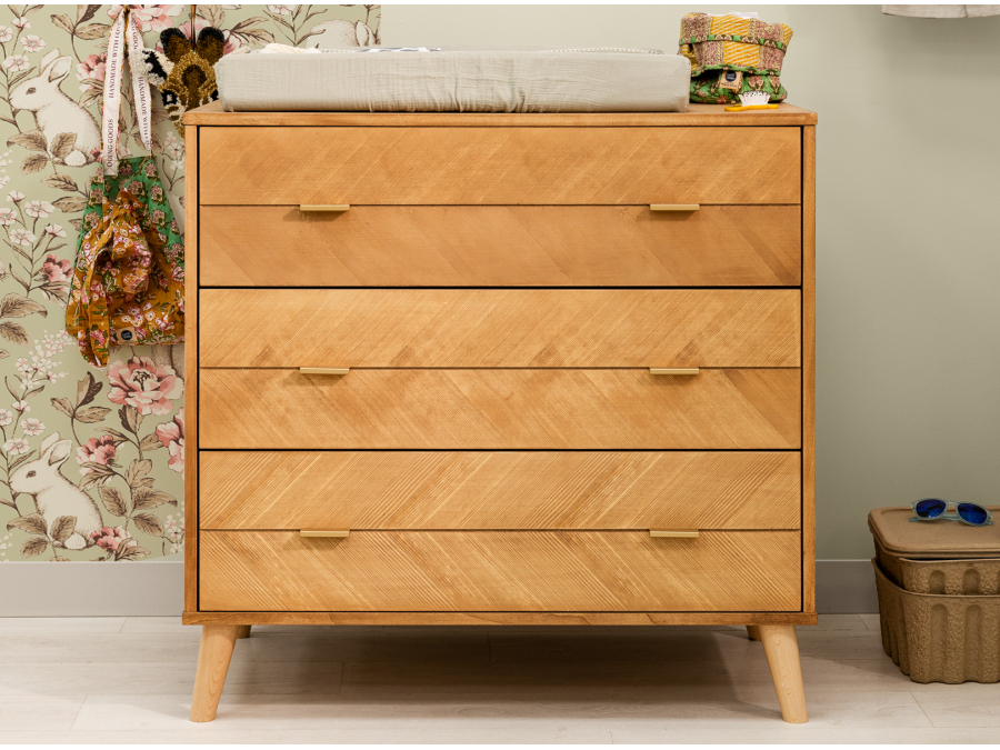 Bopita Manou commode met 3 laden Vintage - Afbeelding 6