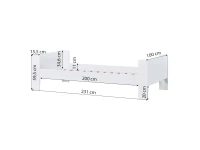Hoppekids SFK bed 90x200 - wit - Afbeelding 9