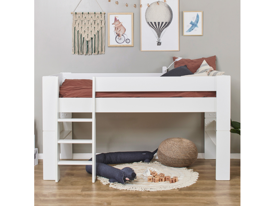 Hoppekids SFK halfhoogslaper 90x200 - wit - Afbeelding 7