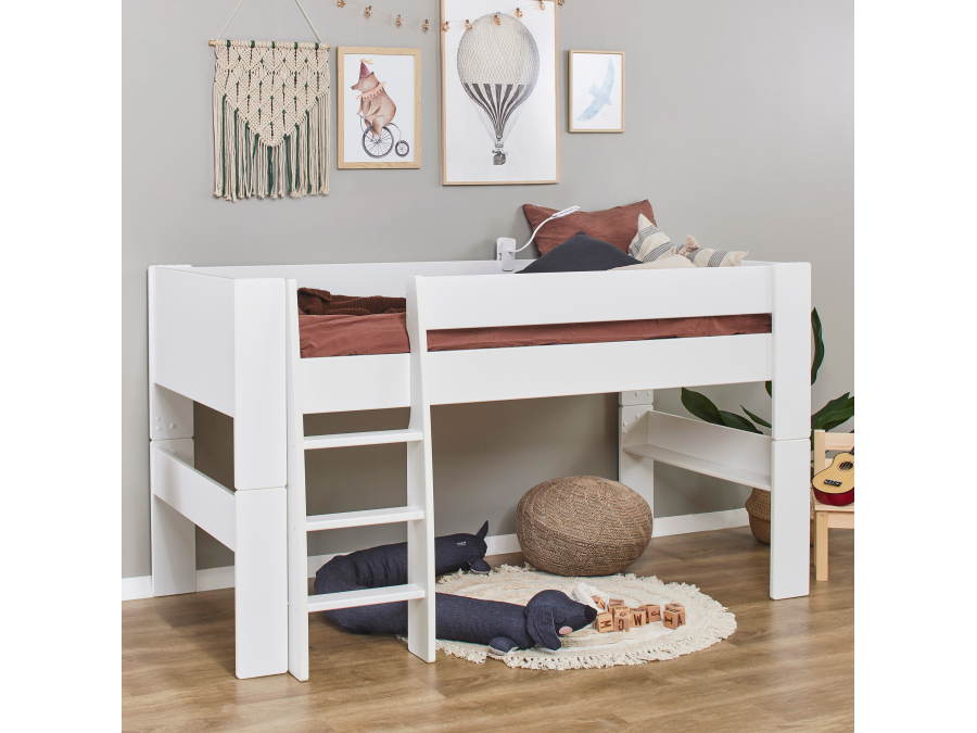 Hoppekids SFK halfhoogslaper 90x200 - wit - Afbeelding 8