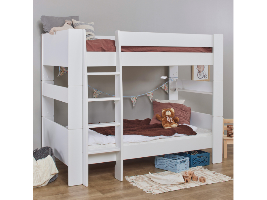 Hoppekids SFK stapelbed 90x200 - wit - Afbeelding 3