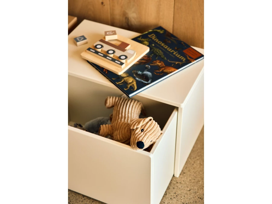 Flexa Dots 3-in-1 opbergbank Cream - Afbeelding 3